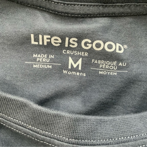 Life is Good “Gnome for the Holidays” Crew Neck Crusher T-Shirt Women’s Medium. - Picture 7 of 7